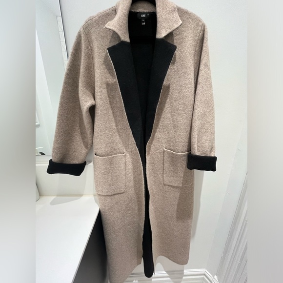 LINE Oversized Belted Coat - Picture 4 of 7